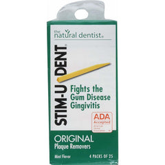 Stim-U-Dent Plaque Removers packaging - 5 picks in blister pack