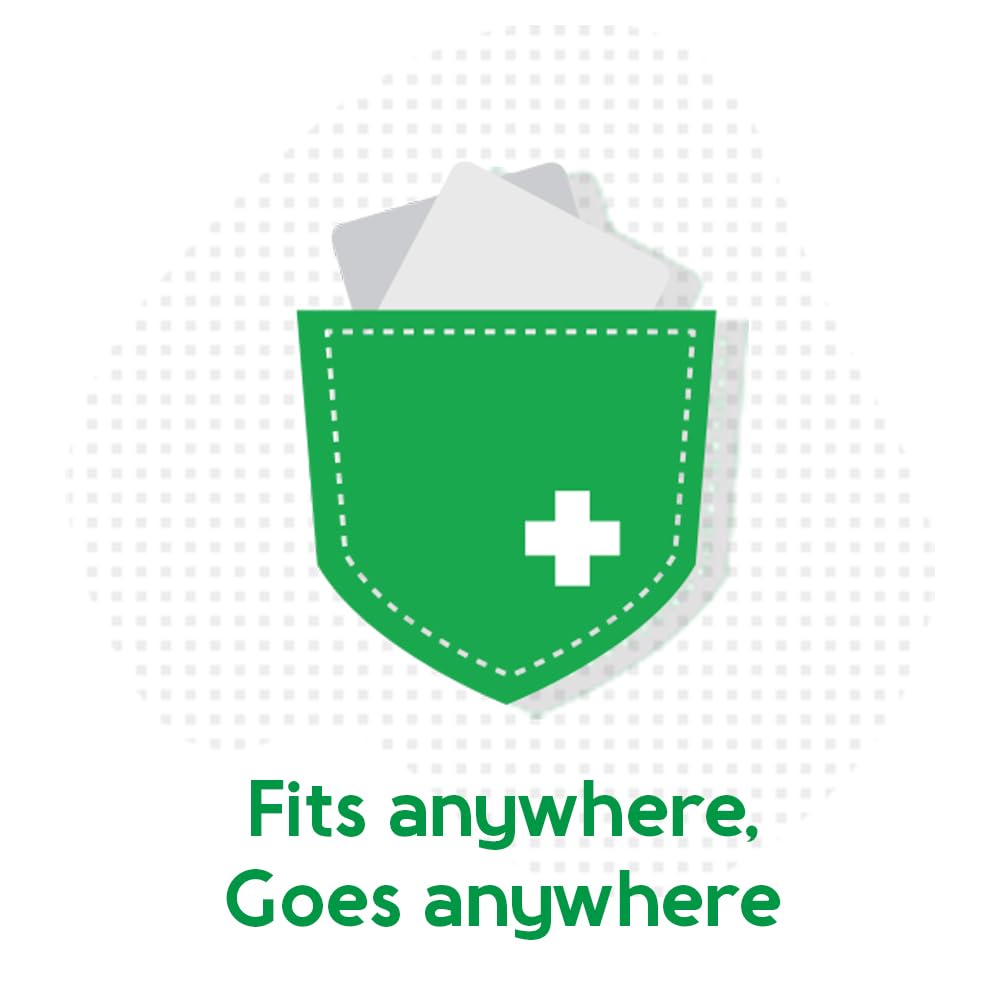 Sting-kill outdoor kit with swabs ready for camping or hiking adventures