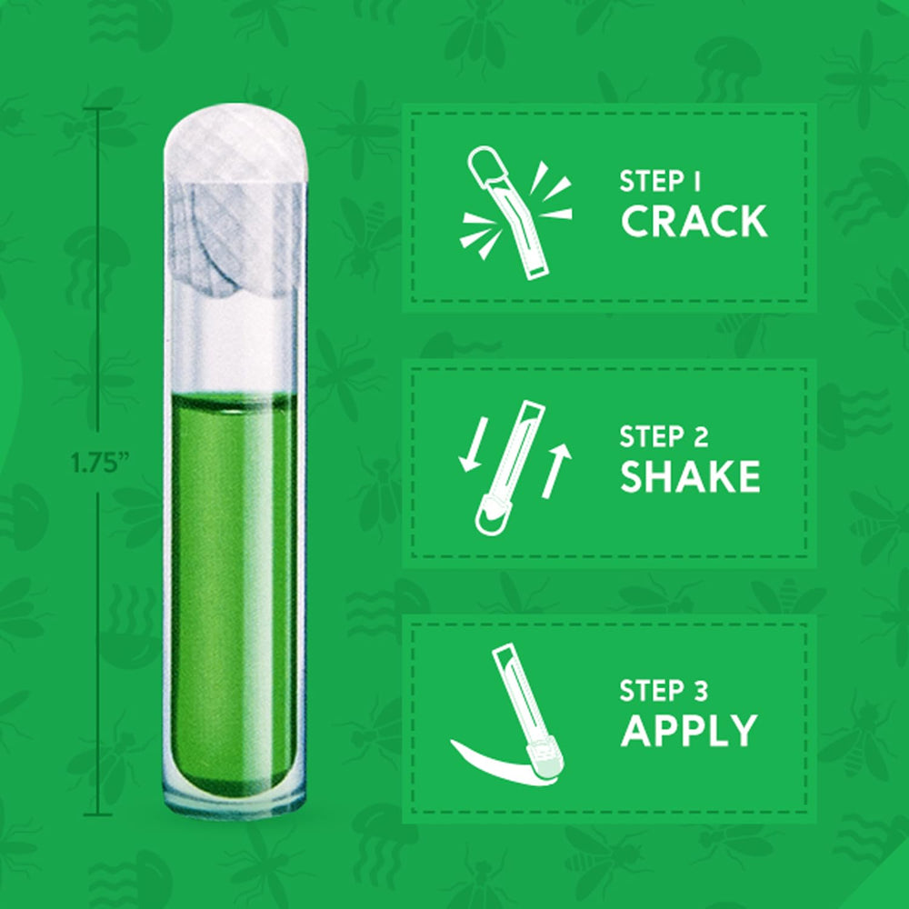 Sting-kill swabs in a first aid kit emphasizing family-friendly non greasy use