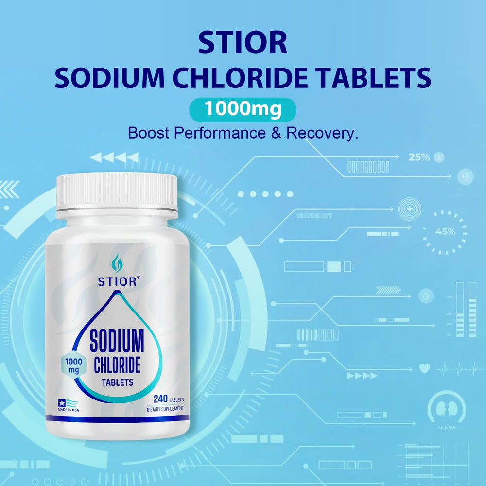 STIOR Sodium Chloride Tablets made in the USA
