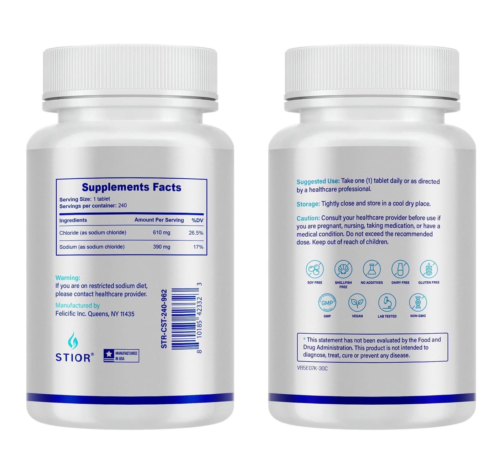 Person taking STIOR Sodium Chloride Tablets for hydration