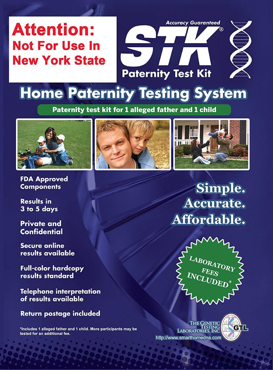 STK Paternity Test Kit front view