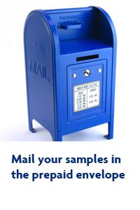 Full-color copy of test results mailed to you