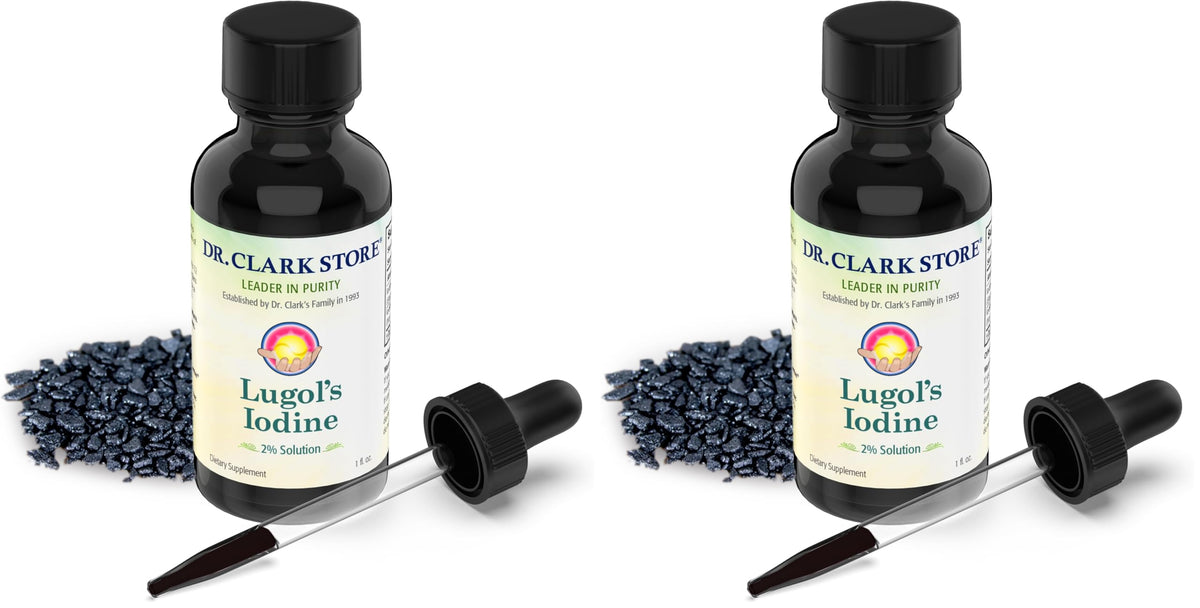 Stomach Saver Lugol's iodine bottle with dropper