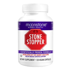 Stone Stopper Capsules bottle with label - 120 capsules for a 30-day supply