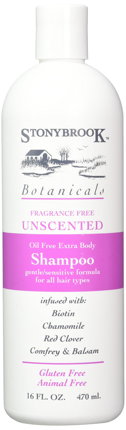Stoney Brook Shampoo Unscented 16 oz 3-Pack front view