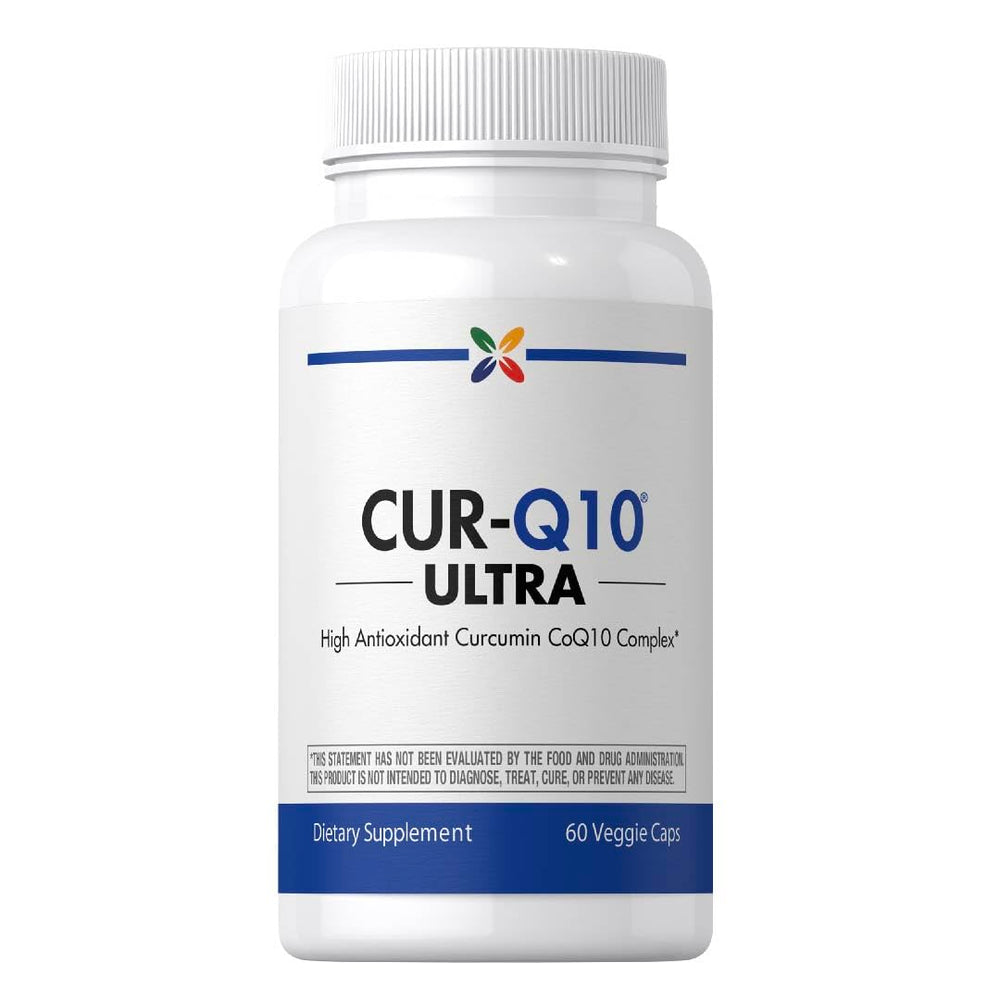 Front view of Stop Aging Now CoQ10 200mg 60 capsules bottle