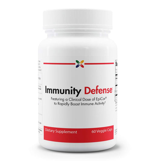 Front bottle of Stop Aging Now Immunity Defense with EpiCor label