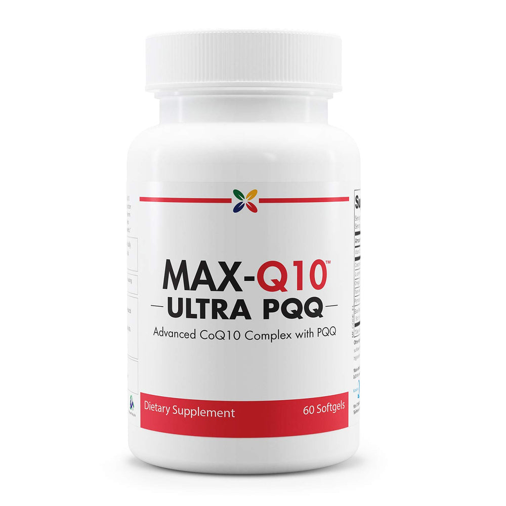 Stop Aging Now MAX-Q10 ULTRA CoQ10 with BioPQQ bottle