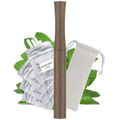 Plastic stick and shrink storage bag included