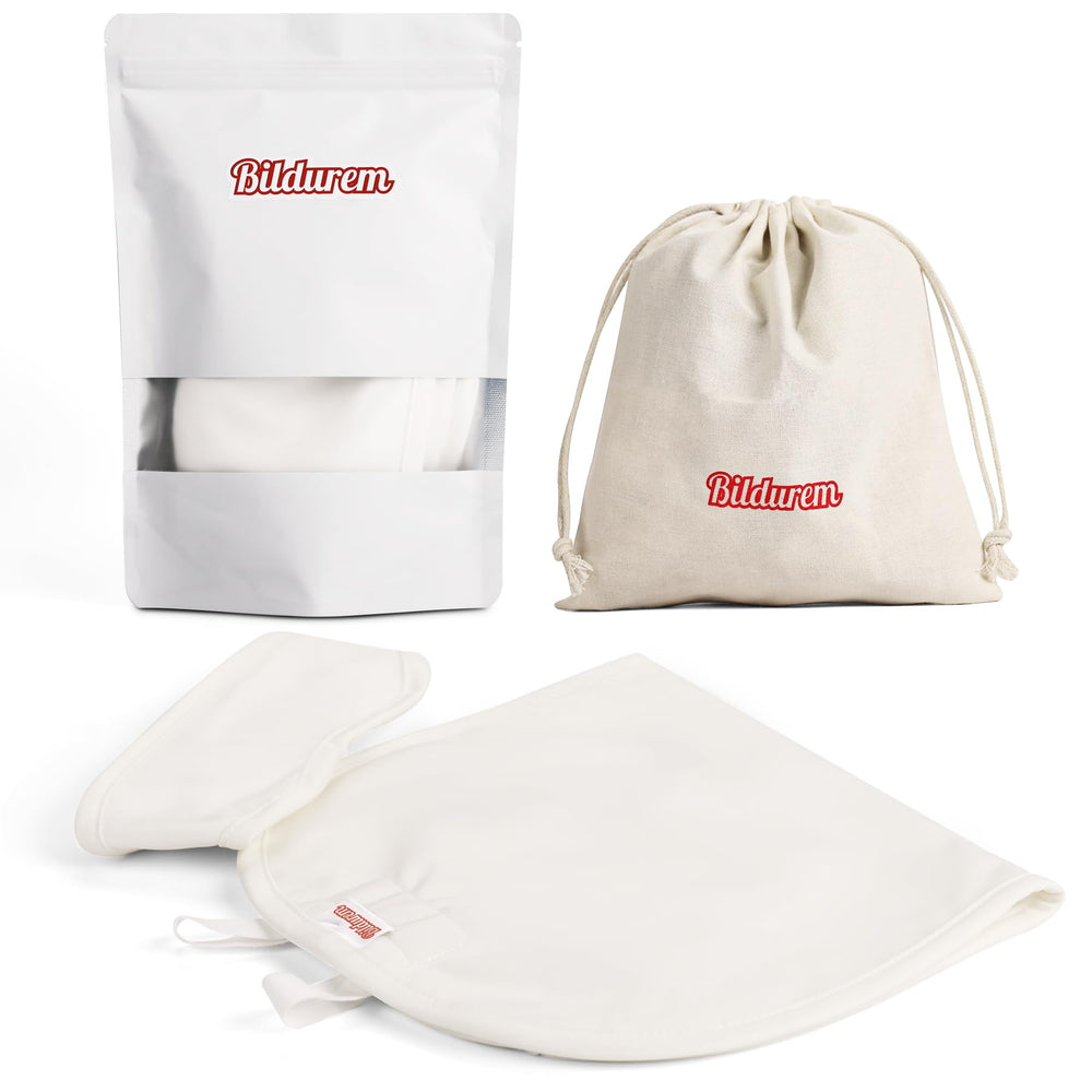 Package includes waist wrap, neck wrap and cotton storage bag