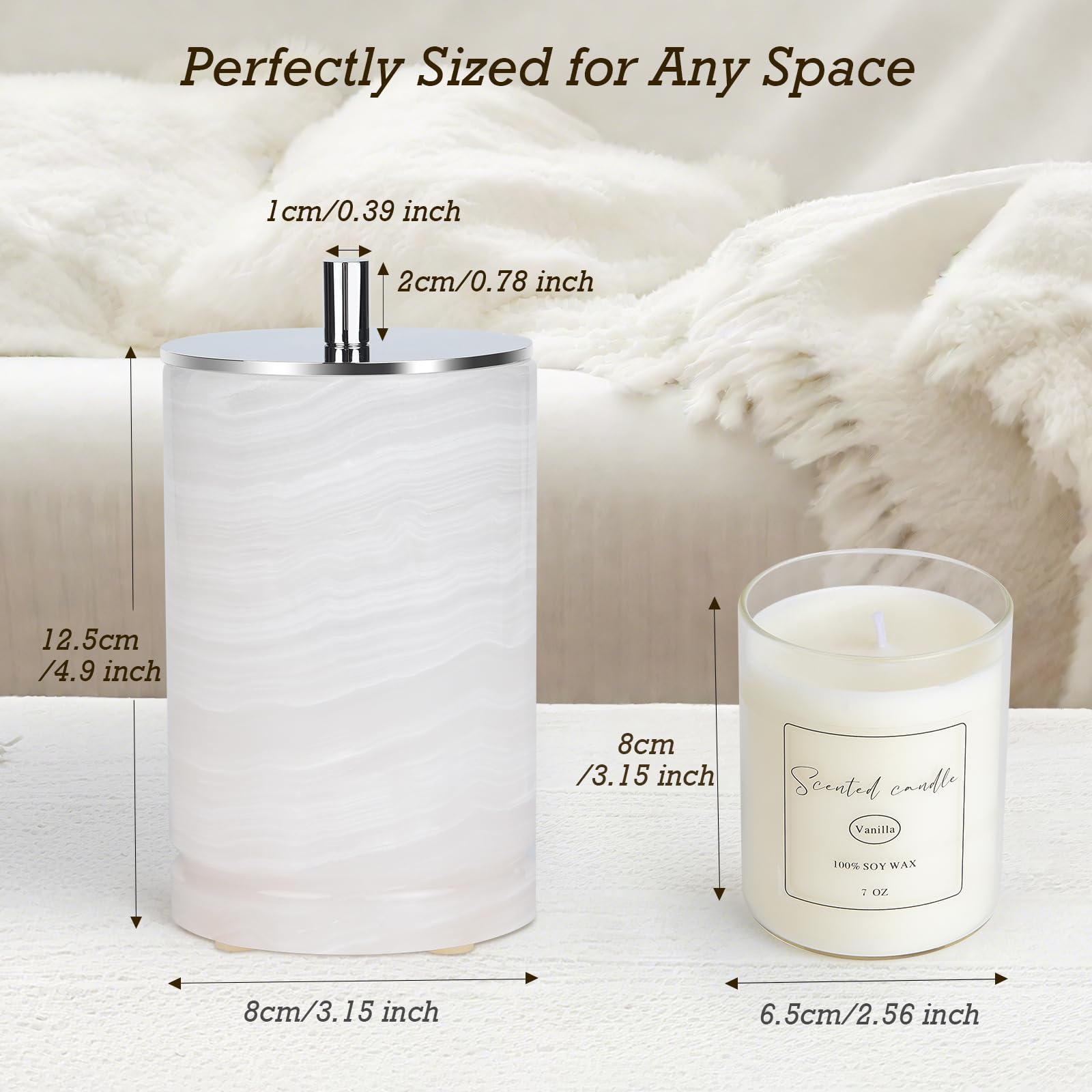 Story of Stone vanilla-wax glow emphasizes smooth burn and cozy ambiance.