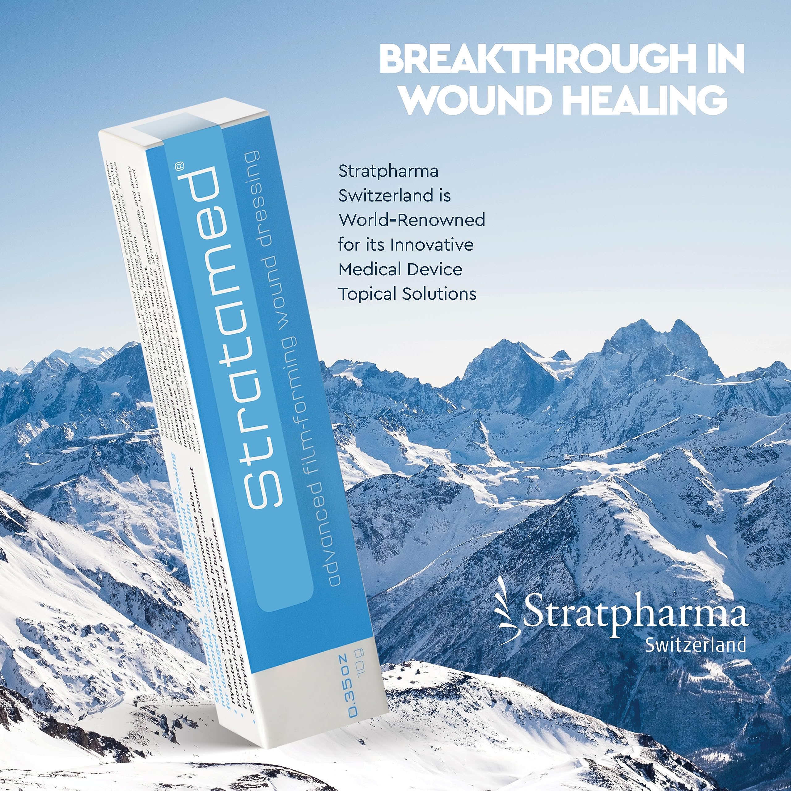 Stratamed protective-film layer remains in place during movement and wear.