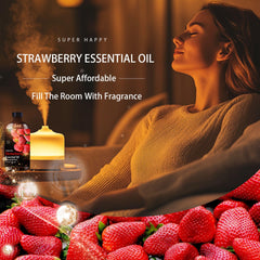 Strawberry Essential Oil being used in a diffuser