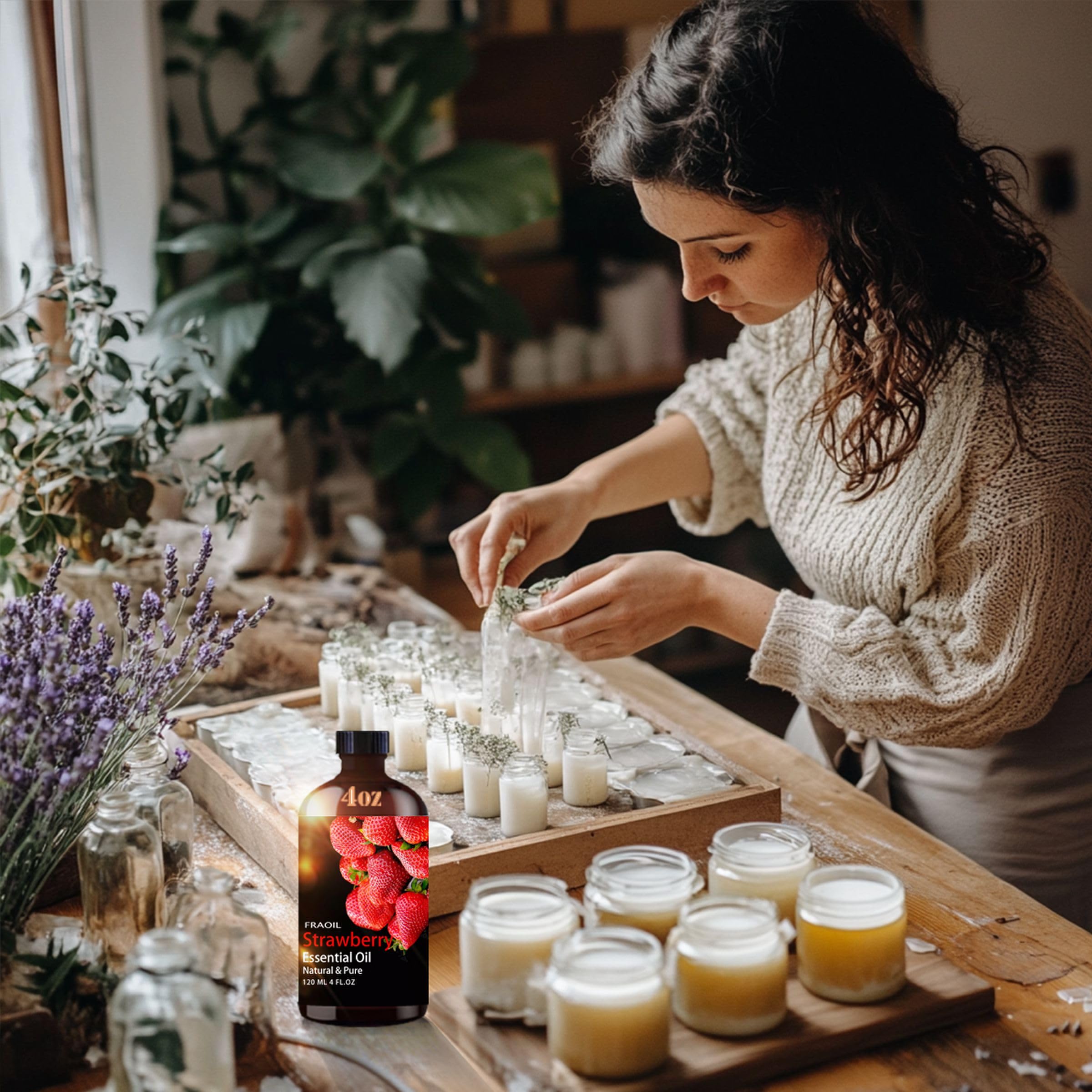 Gift-ready packaging for Strawberry Essential Oil