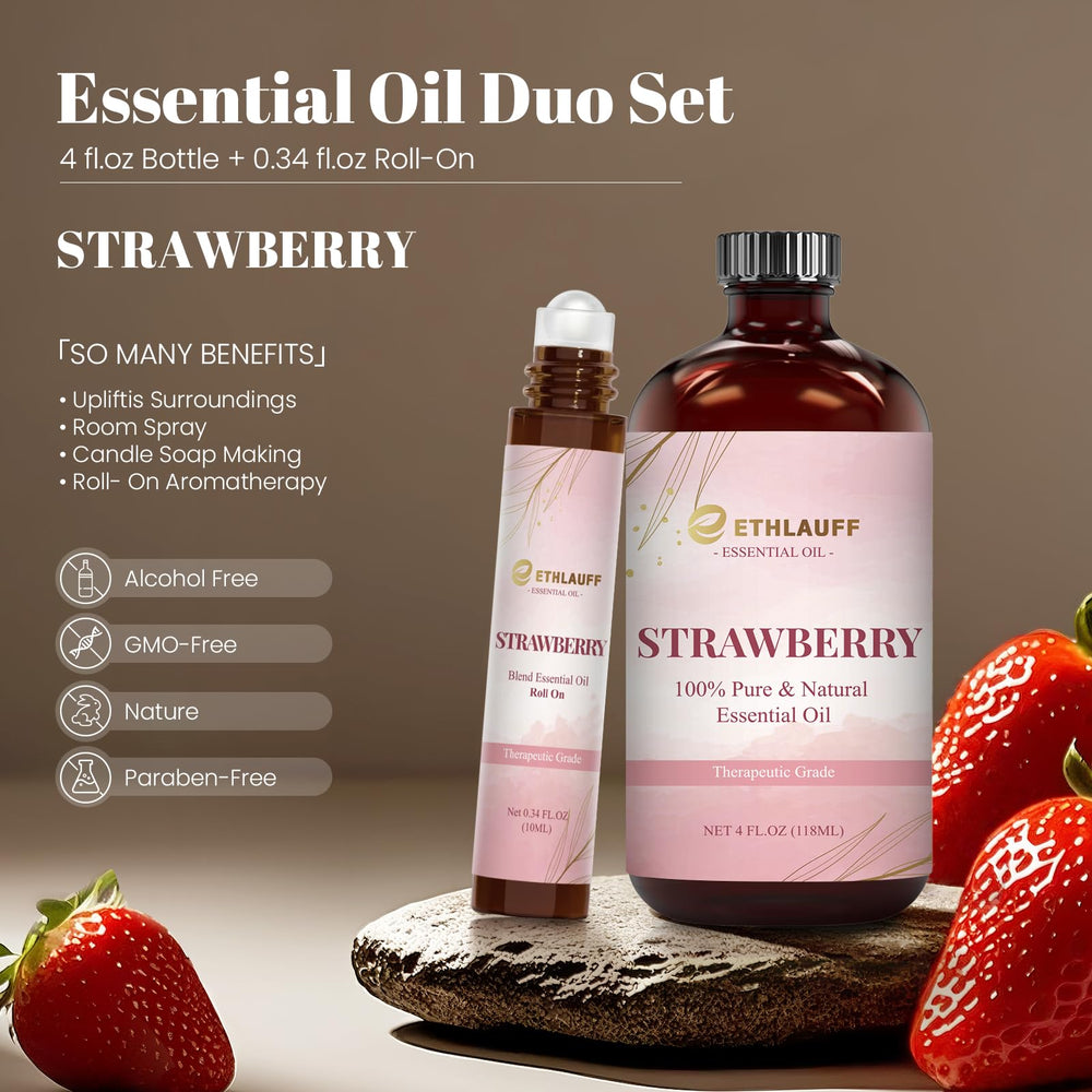 Strawberry Essential Oil Roll-On 0.34 oz