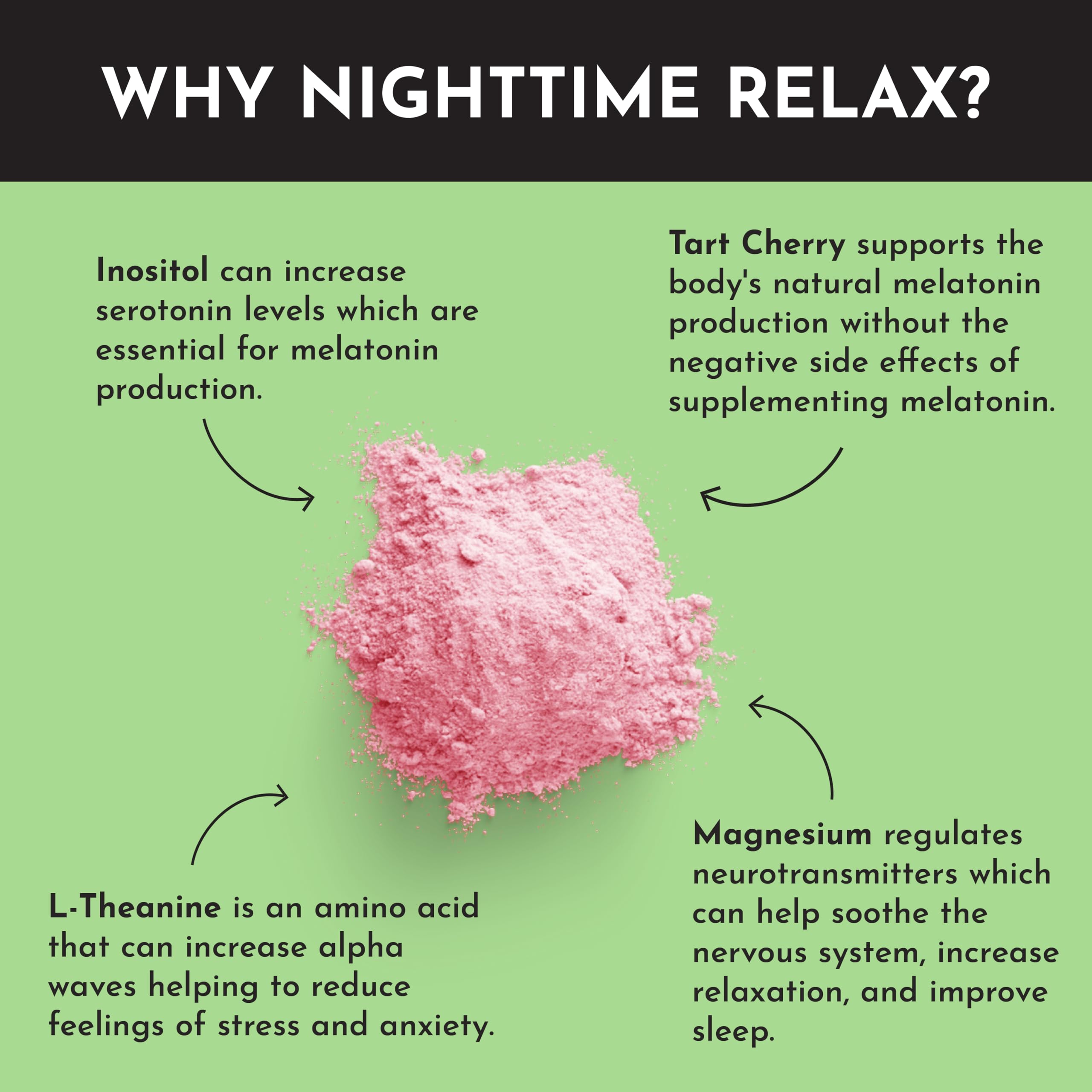 Serving suggestion for Strawberry Limeade Nighttime Relax