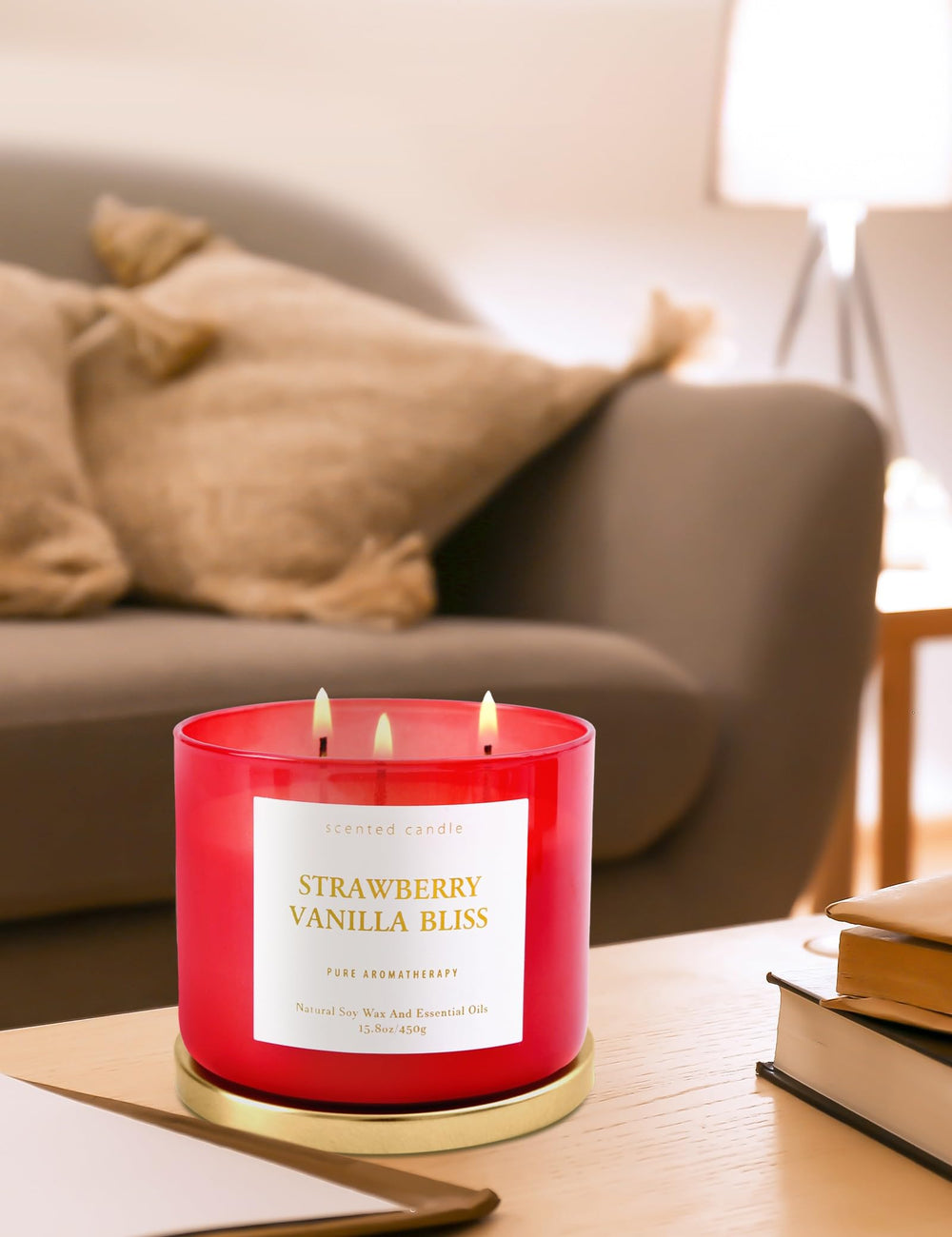 Scent notes: strawberry, vanilla, peach, raspberry, violet