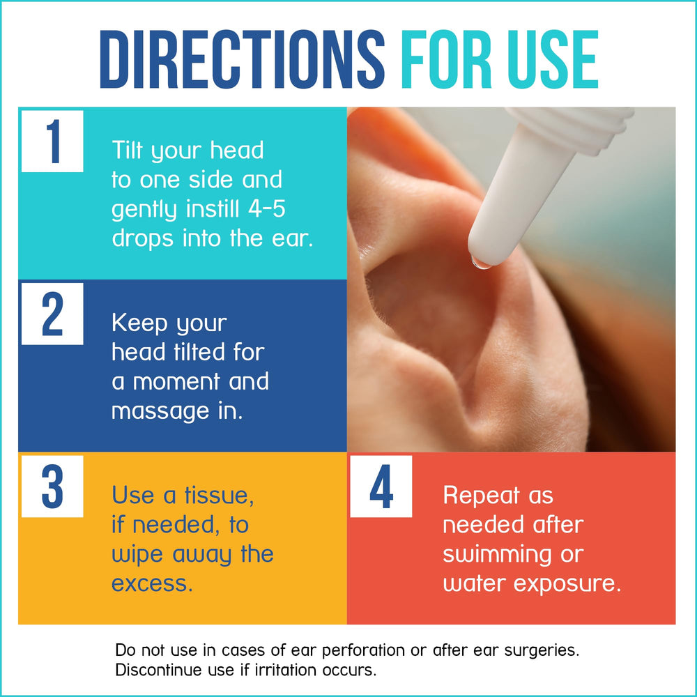 Stream2Sea daily-use ear drops pictured for regular swim routines.