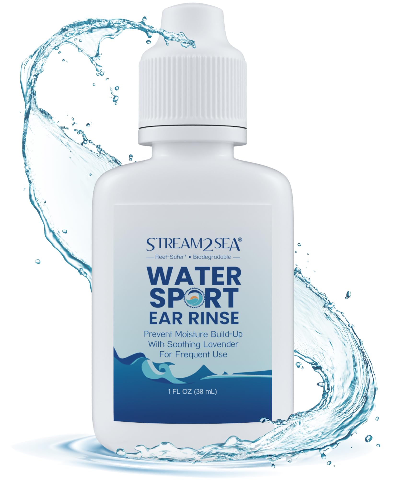 Daily-use friendly Stream2Sea Ear Rinse formula for sensitive skin