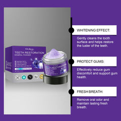 Strengthens teeth and gums with mineral powder