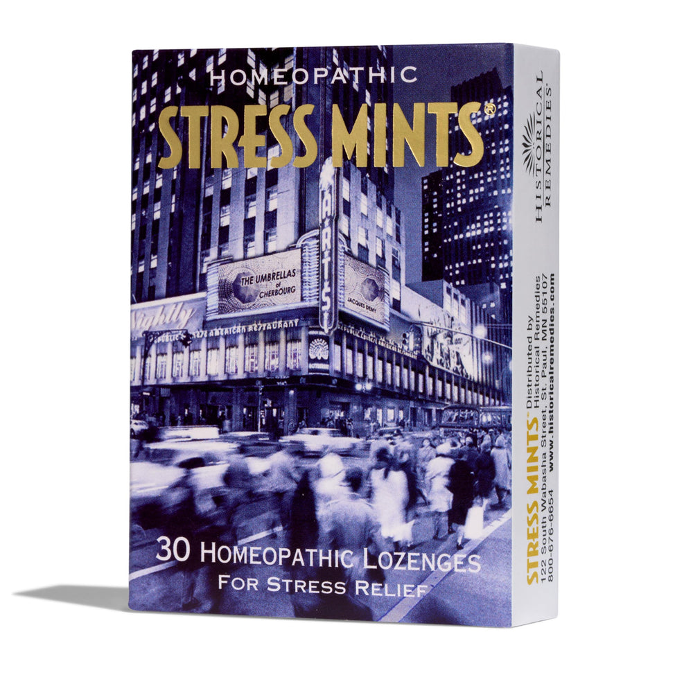 Front view of Historical Remedies Stress Mints (1 Pack) packaging