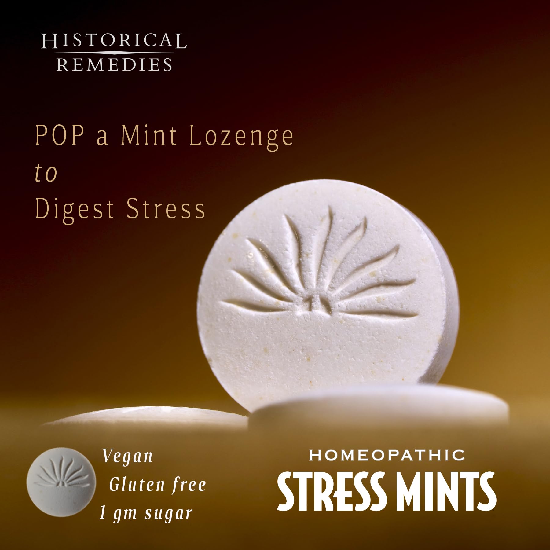 Side view of Stress Mints pack