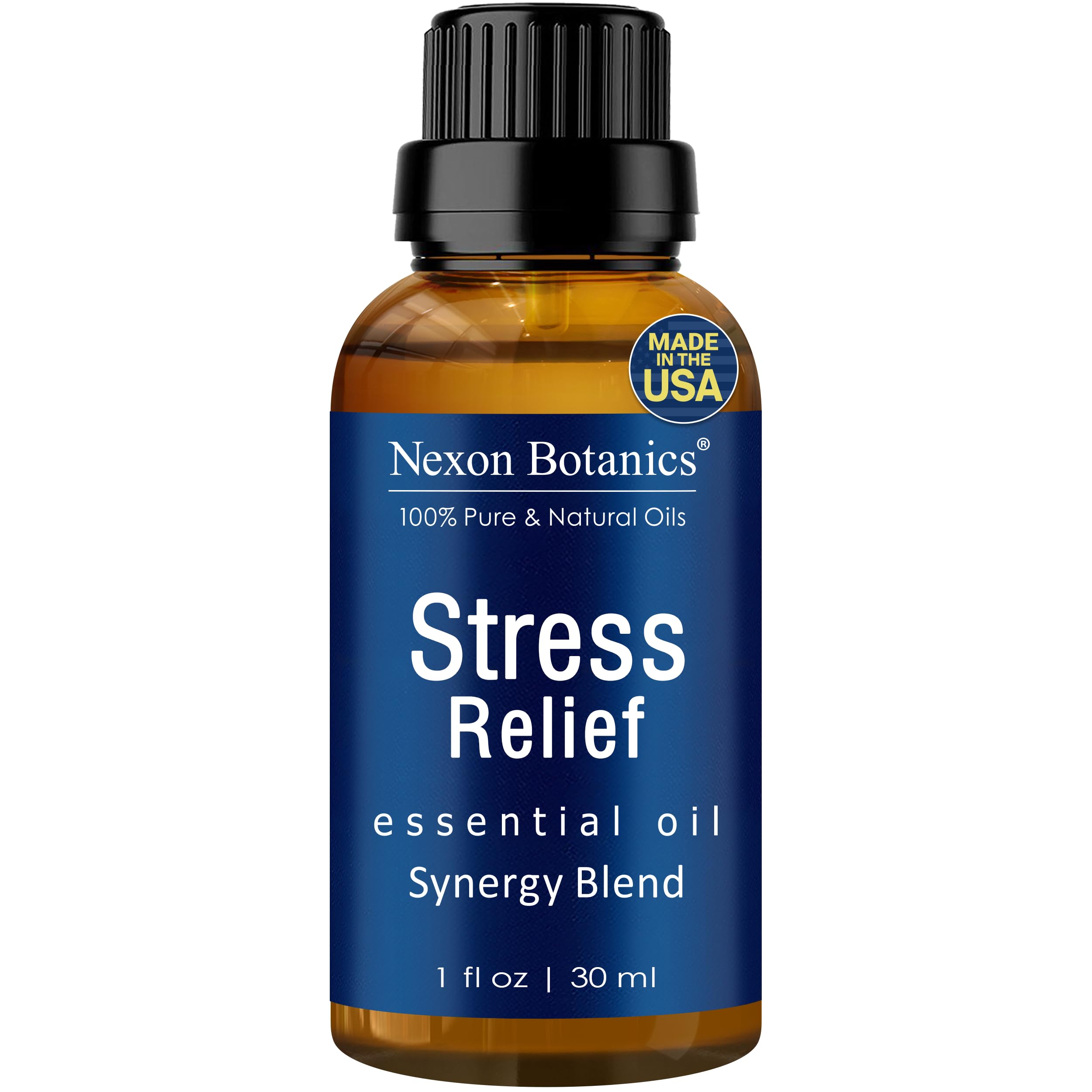 Stress Relief Essential Oil Blend bottle 30 ml
