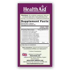 Close-up of StressProbio product bottle label and branding