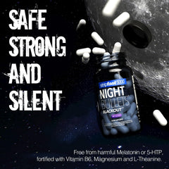 Stripfast5000 Night Bullet Capsules ingredients panel