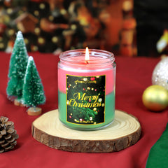 STRN gift-ready candle packaging styled with ribbon to show presentability