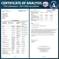 Close-up of cortisol support capsules in a bottle