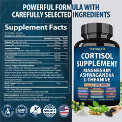 Adrenal health and cortisol balance illustration