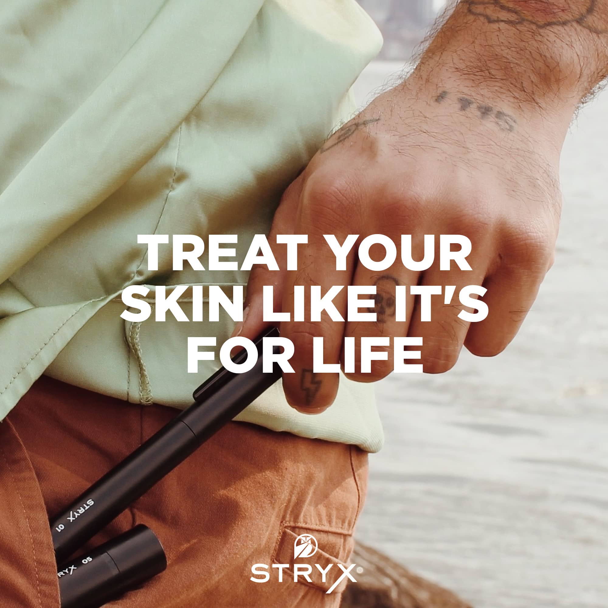 Stryx Concealer Stick Skin Adaptation Formula blends across tones.