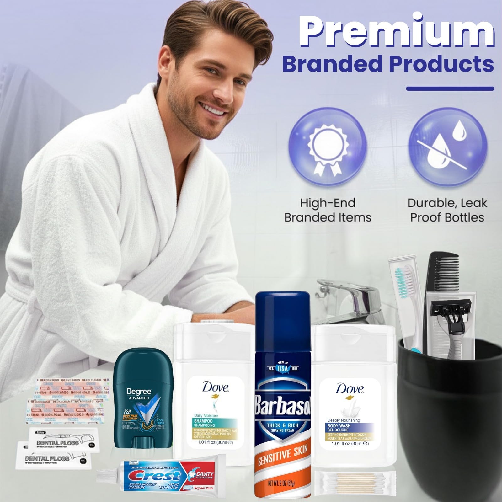 Stuhrling Bottle Trektote shaving cream tube for quick grooming.