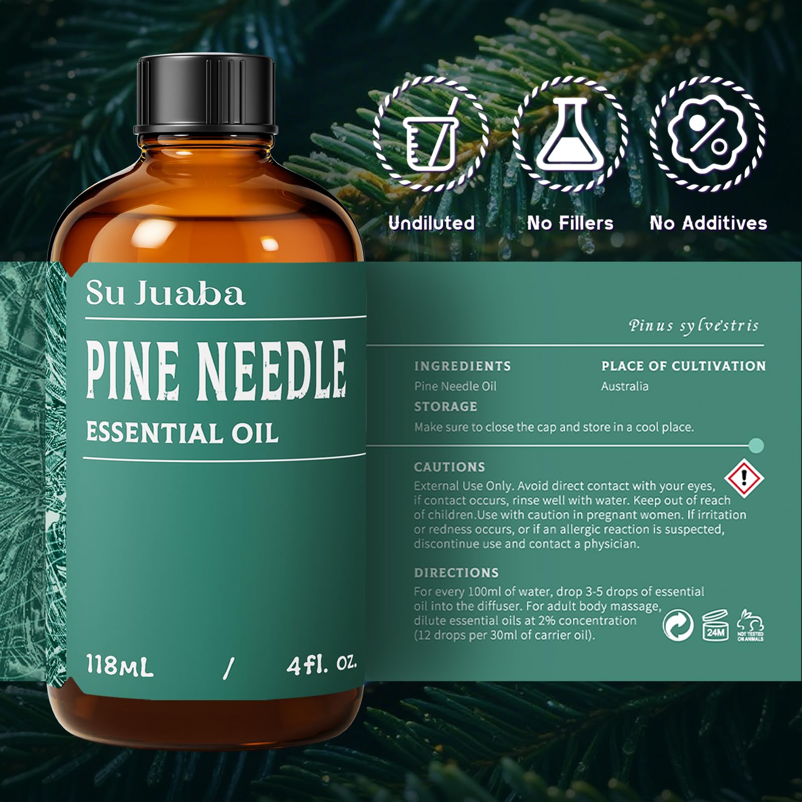 Scented candles and soap using Pine Needle Essential Oil