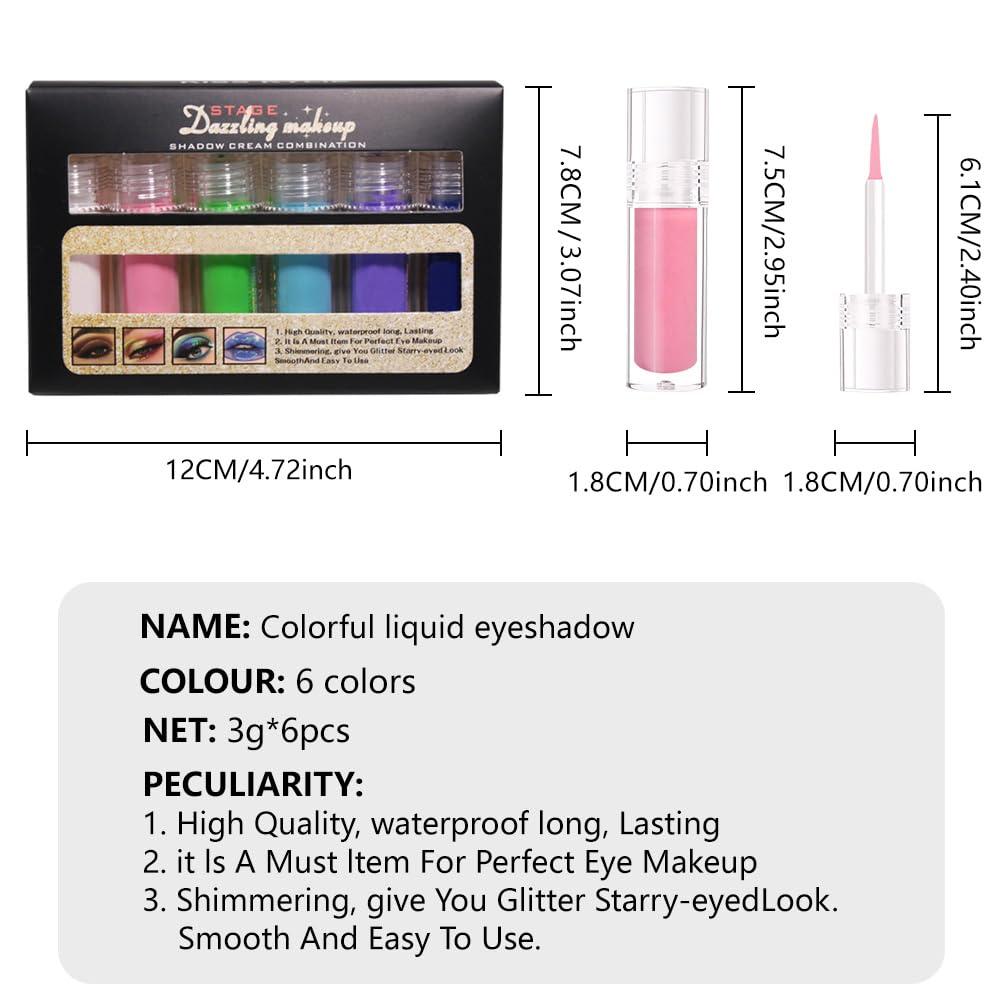 SUAKE 6Pcs Matte Color Eyeshadow set swatch close-up reveals fine texture and smooth application