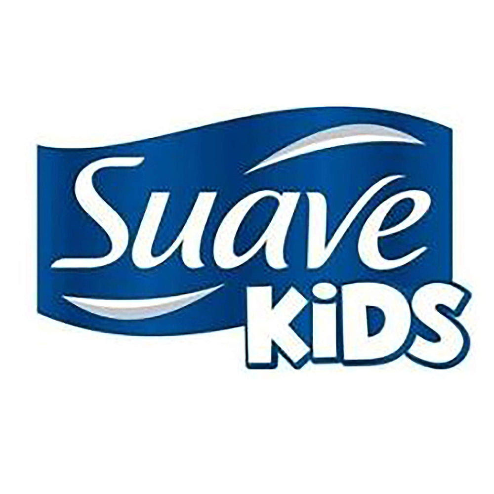 Label highlight showing 'Dye Free' on Suave Kids Free & Gentle