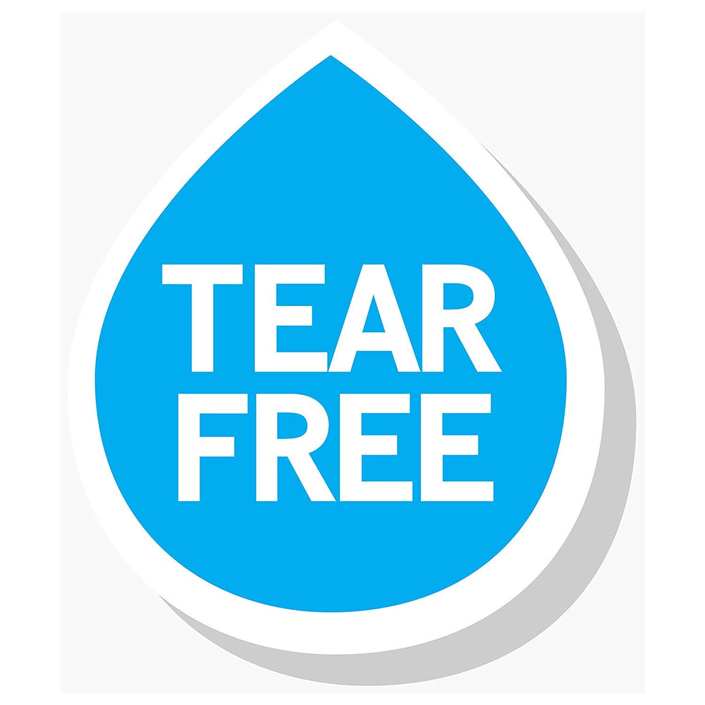 Tear-free icon on Suave Kids Free & Gentle packaging