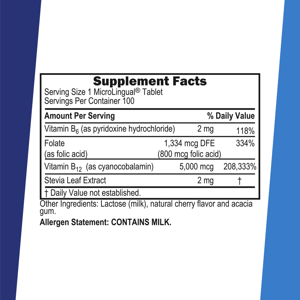 Dissolving sublingual tablet illustrating rapid absorption
