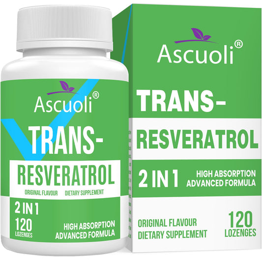 Sublingual Trans-Resveratrol 900 mg lozenge close-up