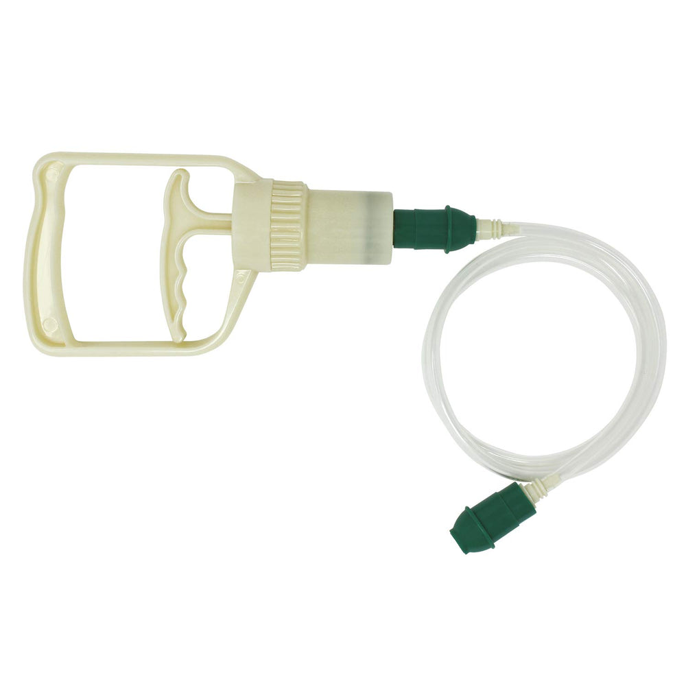 Suction pump included in the kit