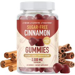 Main product shot of Sugar-Free Cinnamon Gummies 2000mg
