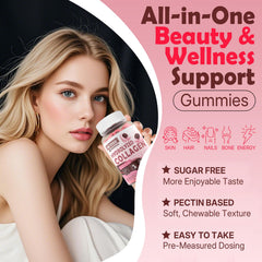 Sugar-free collagen gummies with natural flavors
