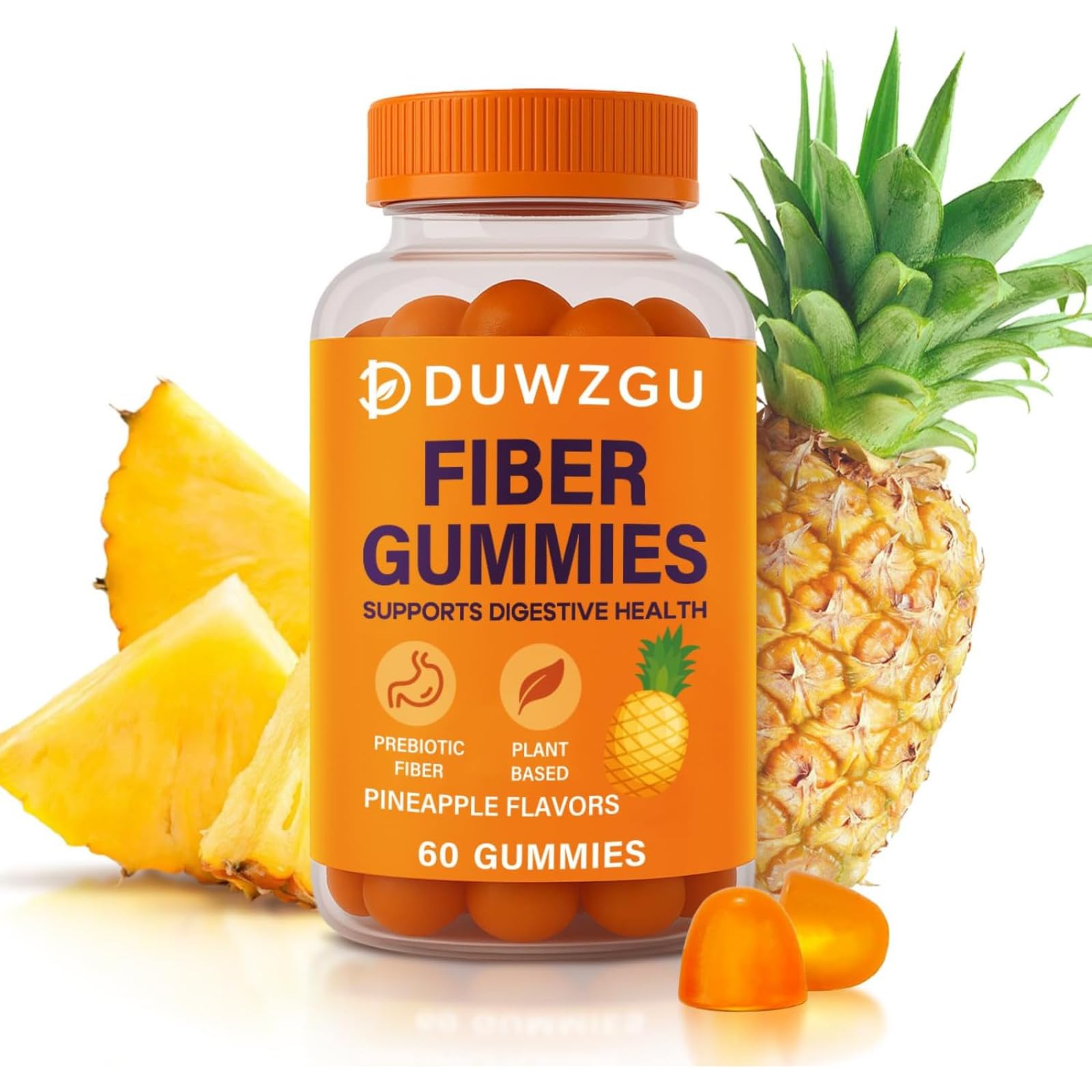Family-friendly Sugar Free Fiber Gummies for adults and kids
