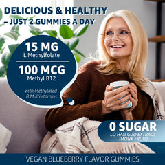 Sugar-free gummies ingredients with Lo Han Guo and stevia