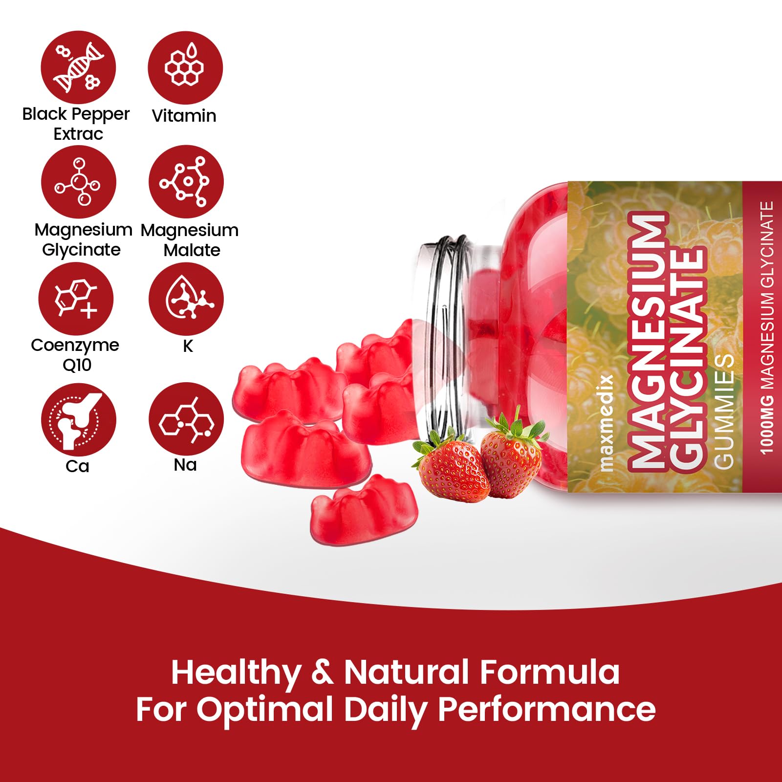 Ingredients: sugar-free magnesium glycinate gummies with potassium blend
