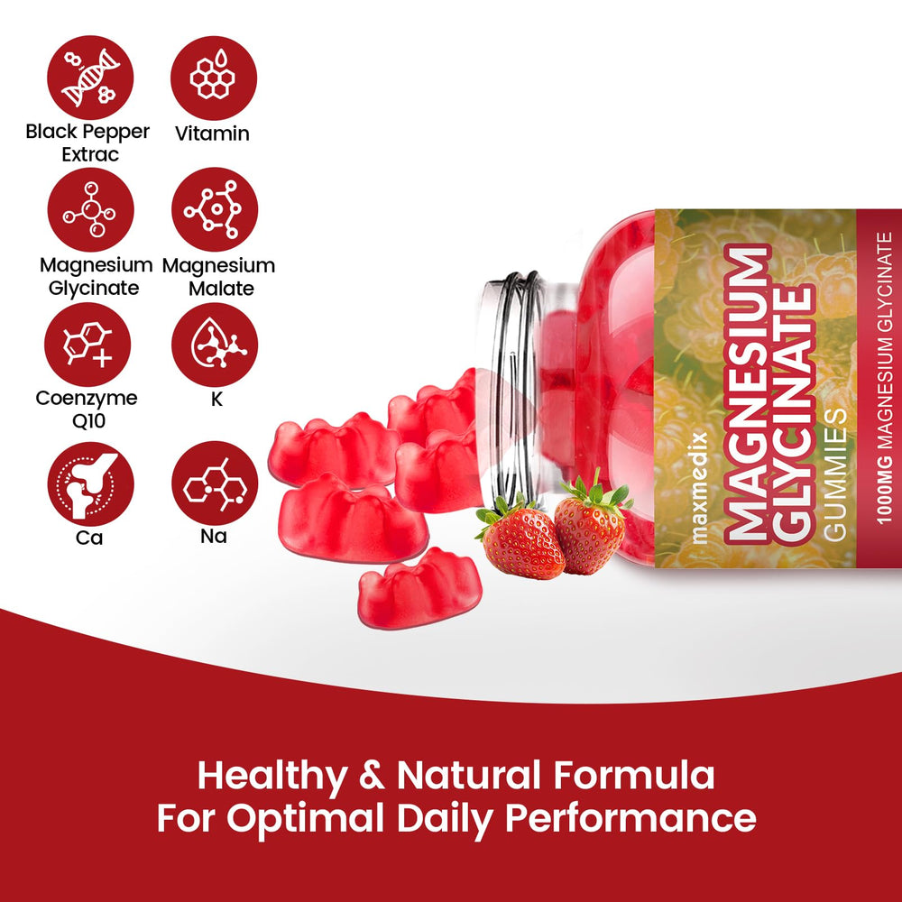 Ingredients: sugar-free magnesium glycinate gummies with potassium blend