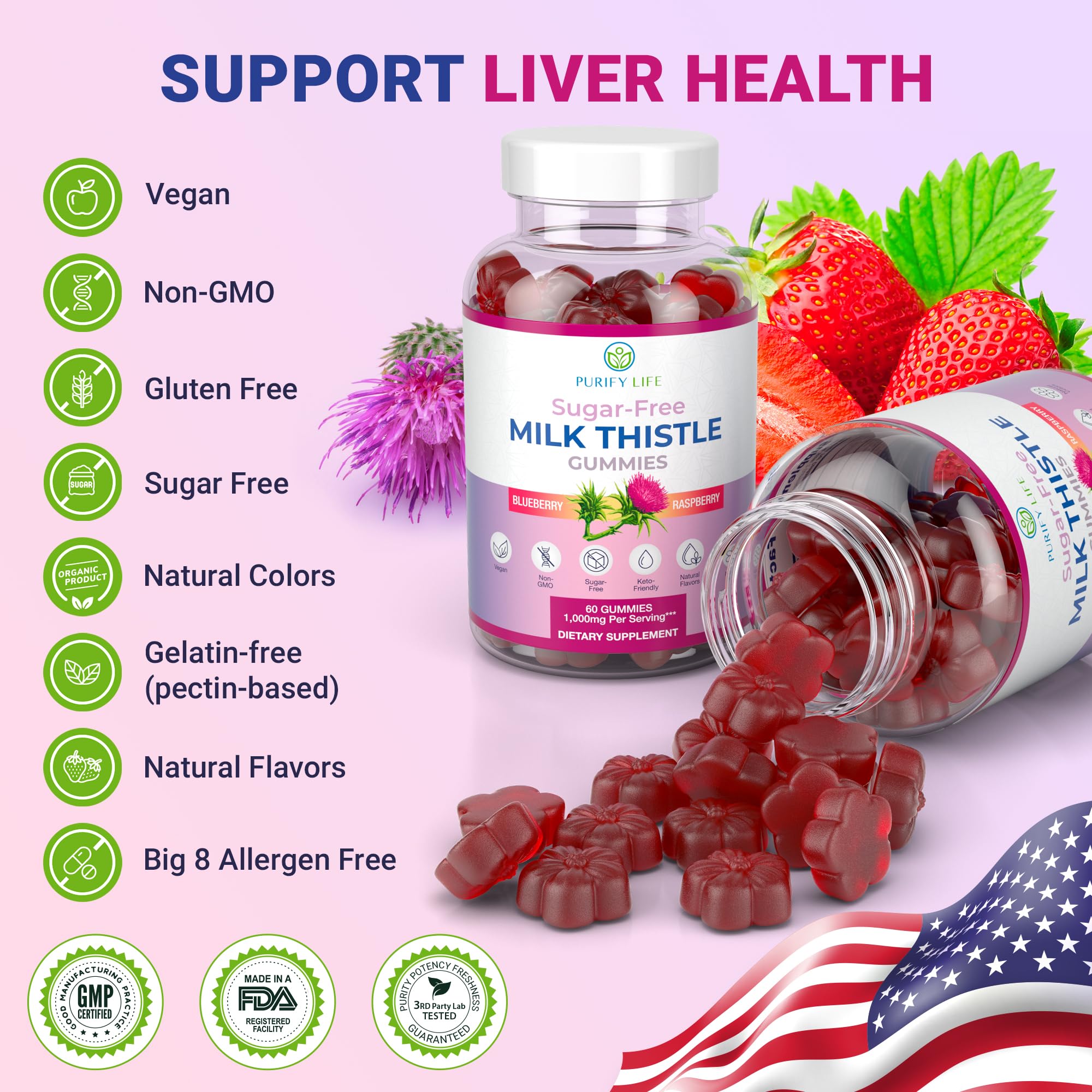 Liver detox concept illustration