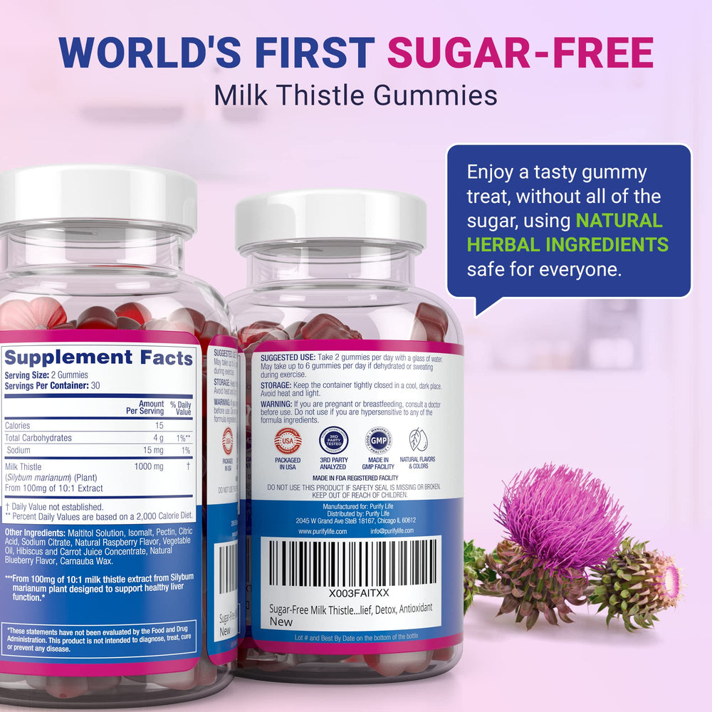 Milk thistle 10:1 extract 100 mg per serving label